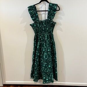 Hill House Emerald Floral Nap Dress